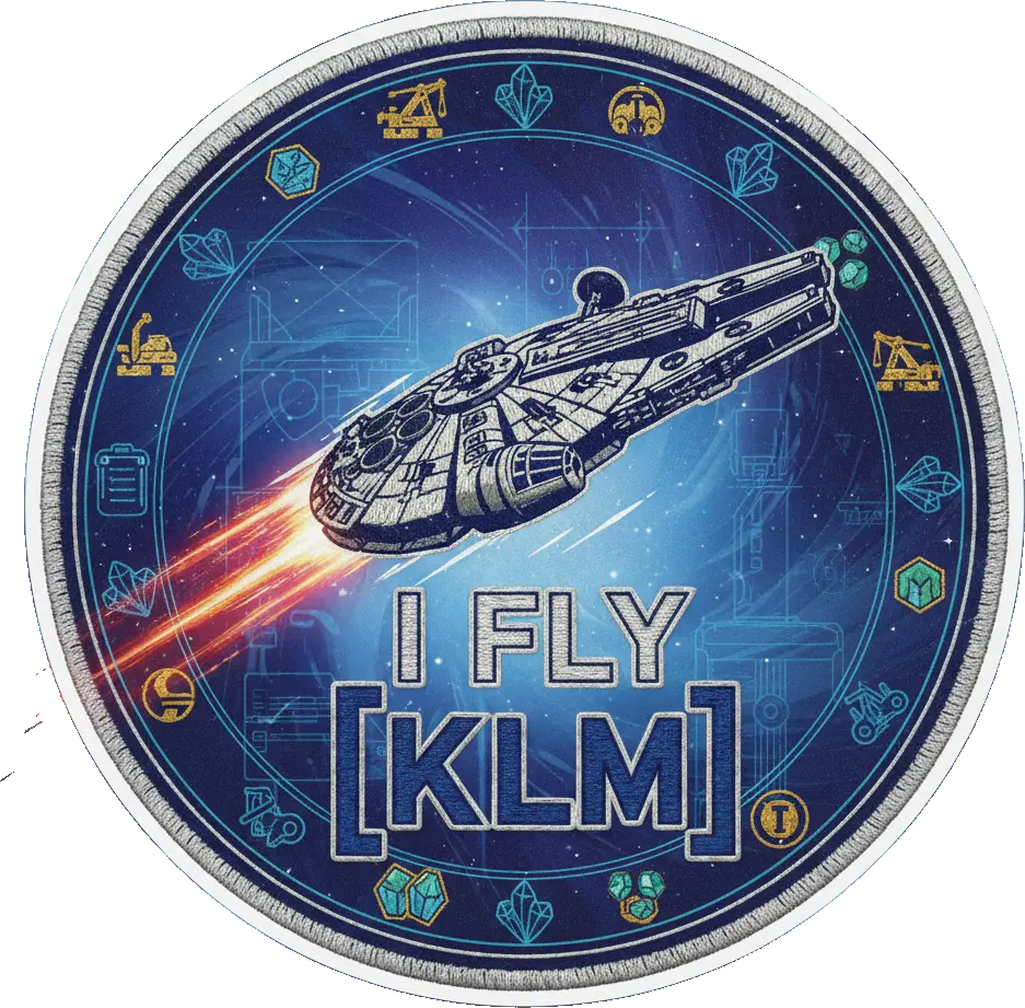KLM Sticker